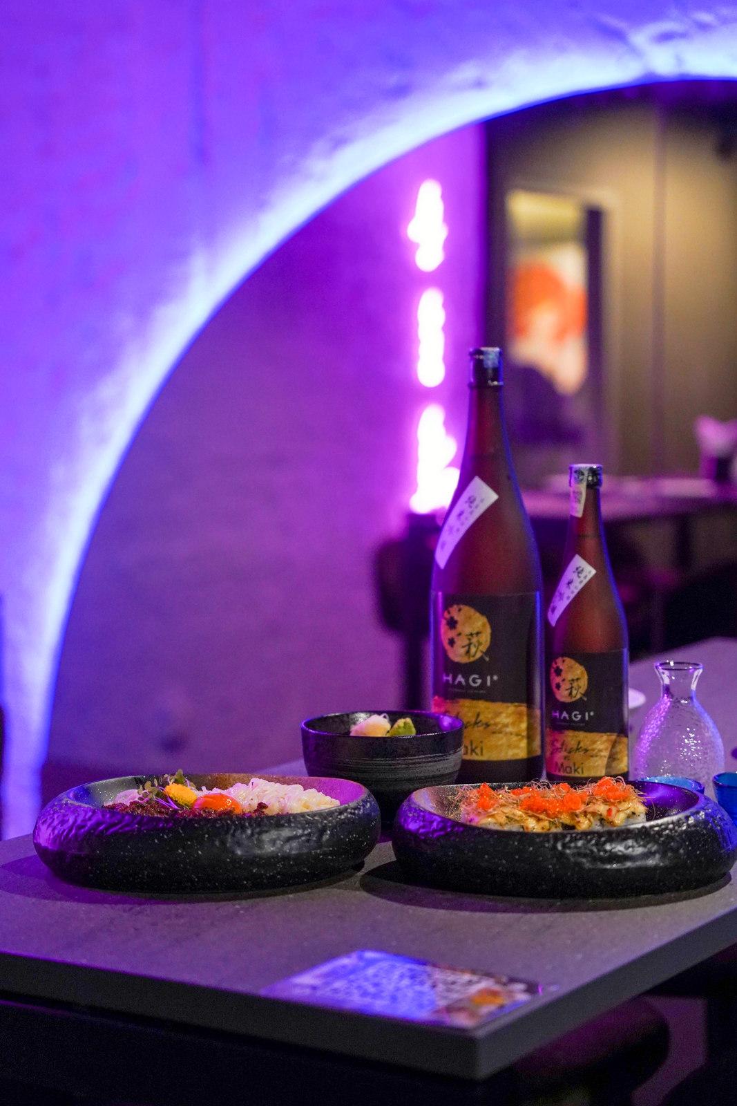 sticks n maki: venture upstairs to ttdi's neon-lit hideout for skewers, sushi rolls & more