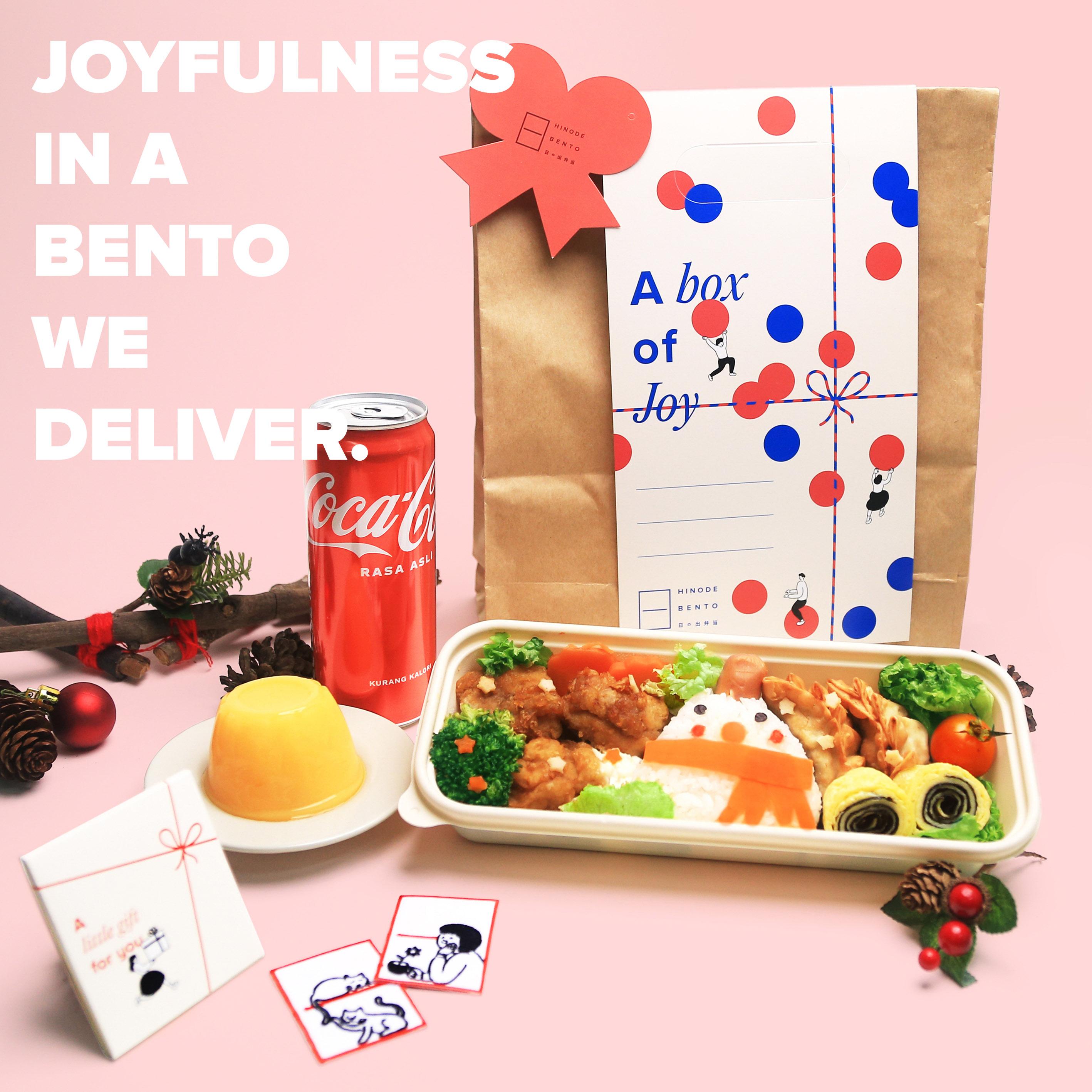 hinode bento brings a box of joy with the cutest snowman onigiri for christmas gift deliveries