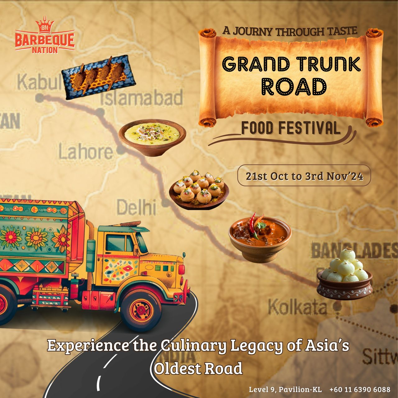 Barbeque Nation: The Grand Trunk Road Food Festival brings centuries-old cuisine & culture to Pavilion KL