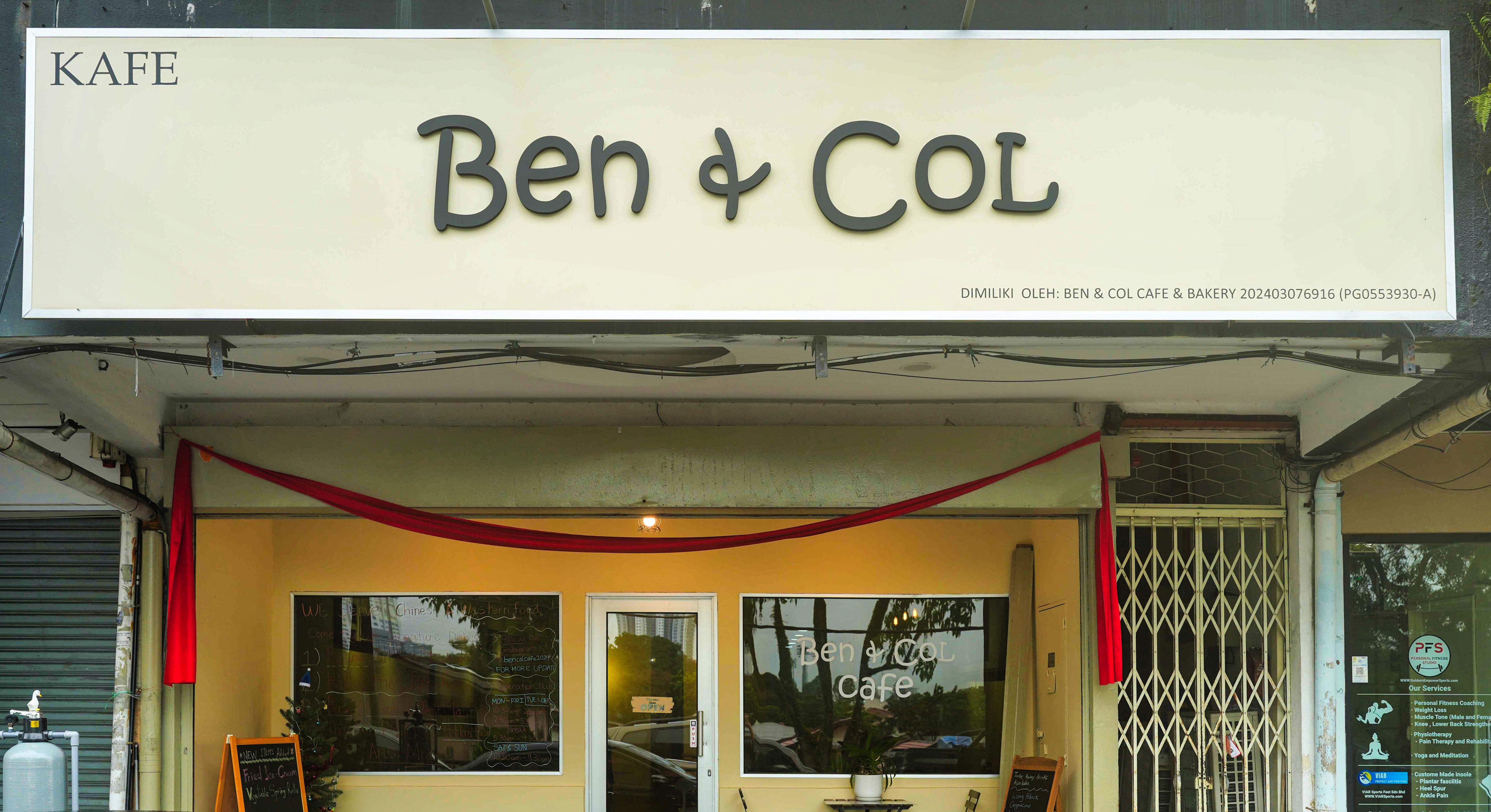 ben & col cafe, taman universiti