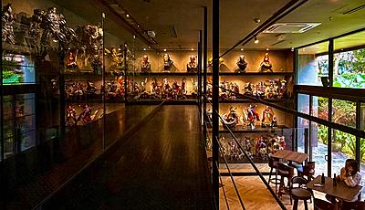 ari x gato tea & dining bar: superhero statues set the scene for japanese meals & matcha, coffee, cocktails & craft beers