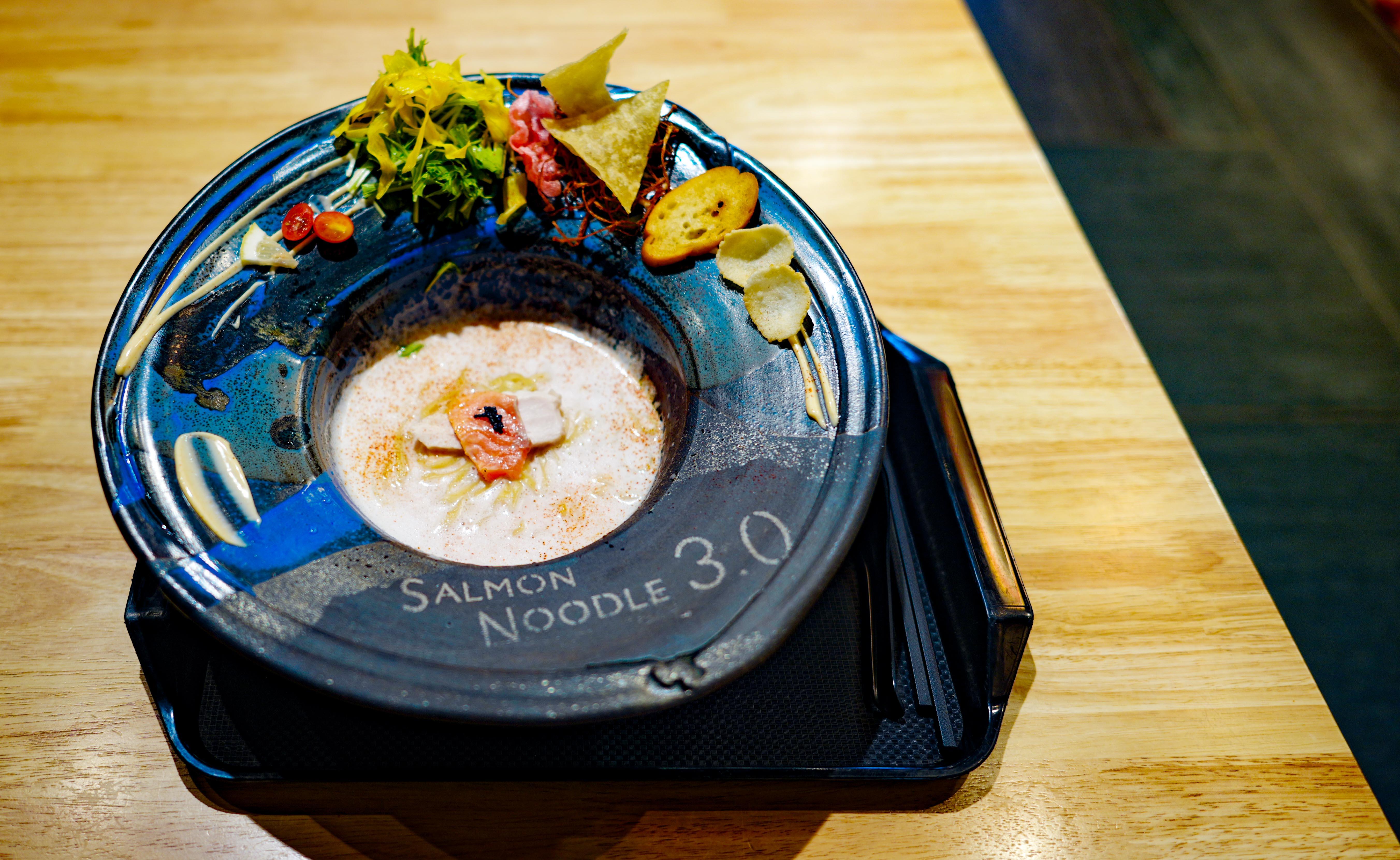 salmon noodle, lot 10